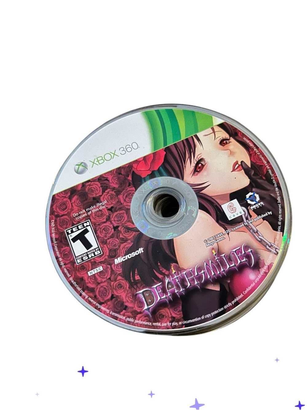 Deathsmiles Xbox 360 Video Game Disc only